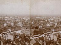 Panorama. Donji grad (stereoskopska fotografija) oko 1900. (Josip Kokalj)